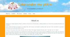 Desktop Screenshot of cakeundermypillow.com