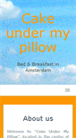 Mobile Screenshot of cakeundermypillow.com
